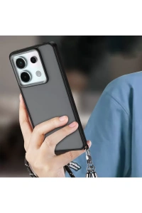 Xiaomi Redmi Note 13 Pro 5G Kılıf Elegant Kapak - Açık Mavi