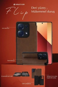 Xiaomi Redmi Note 13 Pro 5G Kılıf Flip Cover - Lacivert