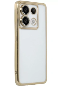 Xiaomi Redmi Note 13 Pro 5G Kılıf Lensli Silikon - Gold