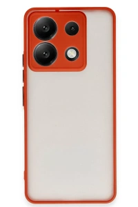 Xiaomi Redmi Note 13 Pro 5G Kılıf Montreal Silikon Kapak - Kırmızı