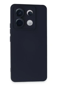 Xiaomi Redmi Note 13 Pro 5G Kılıf Nano içi Kadife Silikon - Lacivert