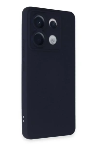 Xiaomi Redmi Note 13 Pro 5G Kılıf Nano içi Kadife Silikon - Lacivert