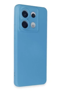 Xiaomi Redmi Note 13 Pro 5G Kılıf Nano içi Kadife Silikon - Mavi