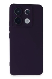 Xiaomi Redmi Note 13 Pro 5G Kılıf Nano içi Kadife Silikon - Mor