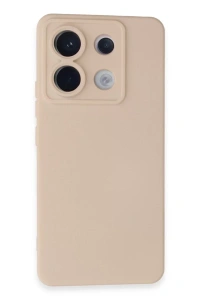 Xiaomi Redmi Note 13 Pro 5G Kılıf Nano içi Kadife Silikon - Pudra