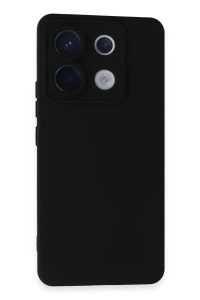 Xiaomi Redmi Note 13 Pro 5G Kılıf Nano içi Kadife Silikon - Siyah