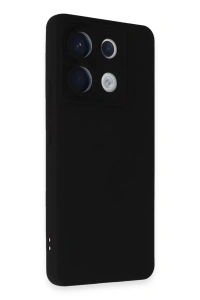 Xiaomi Redmi Note 13 Pro 5G Kılıf Nano içi Kadife Silikon - Siyah