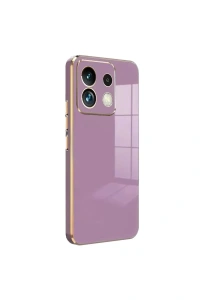 Xiaomi Redmi Note 13 Pro 5G Kılıf Volet Silikon - Mor