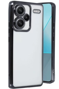Xiaomi Redmi Note 13 Pro Plus Kılıf Lensli Silikon - Siyah