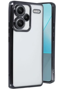 Xiaomi Redmi Note 13 Pro Plus Kılıf Lensli Silikon - Siyah