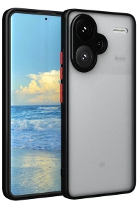 Xiaomi Redmi Note 13 Pro Plus Kılıf Montreal Silikon Kapak - Siyah