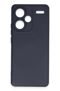 Xiaomi Redmi Note 13 Pro Plus Kılıf Nano içi Kadife Silikon - Lacivert