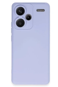 Xiaomi Redmi Note 13 Pro Plus Kılıf Nano içi Kadife Silikon - Lila