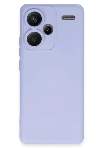 Xiaomi Redmi Note 13 Pro Plus Kılıf Nano içi Kadife Silikon - Lila