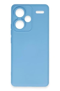Xiaomi Redmi Note 13 Pro Plus Kılıf Nano içi Kadife Silikon - Mavi
