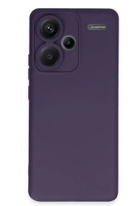 Xiaomi Redmi Note 13 Pro Plus Kılıf Nano içi Kadife Silikon - Mor