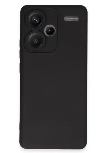 Xiaomi Redmi Note 13 Pro Plus Kılıf Nano içi Kadife Silikon - Siyah