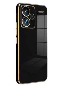 Xiaomi Redmi Note 13 Pro Plus Kılıf Volet Silikon - Siyah