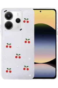 Xiaomi Redmi Note 14 4G Fiyonk Desenli Kapak - Desen 9