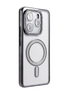 Xiaomi Redmi Note 14 4G Joke Simli Magneticsafe Kılıf - Siyah
