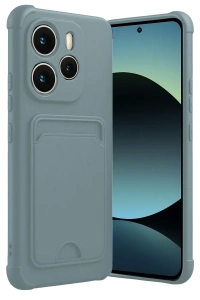 Xiaomi Redmi Note 14 4G Kelvin Kartvizitli Silikon - Açık Yeşil