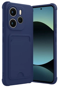Xiaomi Redmi Note 14 4G Kelvin Kartvizitli Silikon - Lacivert