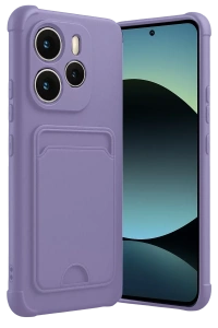 Xiaomi Redmi Note 14 4G Kelvin Kartvizitli Silikon - Lila
