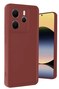 Xiaomi Redmi Note 14 4G Kılıf Viera Silikon - Bordo