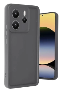 Xiaomi Redmi Note 14 4G Kılıf Viera Silikon - Gri