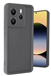 Xiaomi Redmi Note 14 4G Kılıf Viera Silikon - Gri