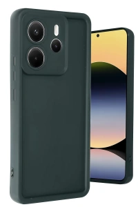 Xiaomi Redmi Note 14 4G Kılıf Viera Silikon - Koyu Yeşil