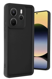 Xiaomi Redmi Note 14 4G Kılıf Viera Silikon - Siyah