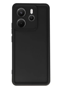 Xiaomi Redmi Note 14 4G Kılıf Viera Silikon - Siyah