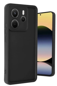 Xiaomi Redmi Note 14 4G Kılıf Viera Silikon - Siyah