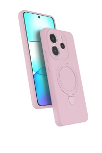 Xiaomi Redmi Note 14 4G Regal Magsafe Standlı Kapak - Açık Pembe
