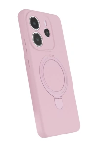 Xiaomi Redmi Note 14 4G Regal Magsafe Standlı Kapak - Açık Pembe