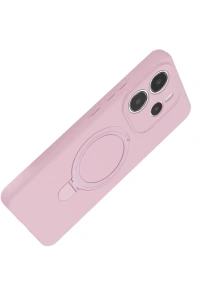 Xiaomi Redmi Note 14 4G Regal Magsafe Standlı Kapak - Açık Pembe
