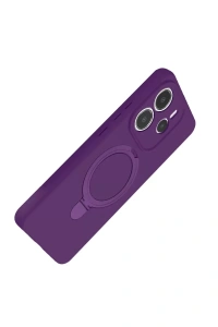 Xiaomi Redmi Note 14 4G Regal Magsafe Standlı Kapak - Derin Mor