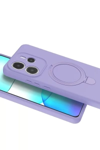 Xiaomi Redmi Note 14 4G Regal Magsafe Standlı Kapak - Lila