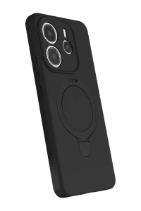 Xiaomi Redmi Note 14 4G Regal Magsafe Standlı Kapak - Siyah