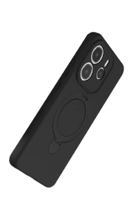 Xiaomi Redmi Note 14 4G Regal Magsafe Standlı Kapak - Siyah