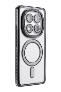 Xiaomi Redmi Note 14 Pro 4G Joke Simli Magneticsafe Kılıf - Siyah