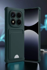 Xiaomi Redmi Note 14 Pro 4G Kelvin Kartvizitli Silikon - Bordo