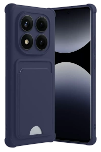 Xiaomi Redmi Note 14 Pro 4G Kelvin Kartvizitli Silikon - Lacivert
