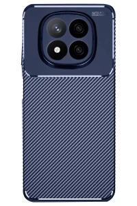 Xiaomi Redmi Note 14 Pro 4G Kılıf Auto Focus Karbon Kapak - Lacivert