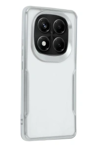 Xiaomi Redmi Note 14 Pro 4G Kılıf Boyi Silikon Kapak - Gümüş