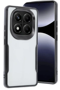 Xiaomi Redmi Note 14 Pro 4G Kılıf Boyi Silikon Kapak - Siyah