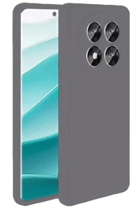 Xiaomi Redmi Note 14 Pro 4G Kılıf First Silikon - Gri