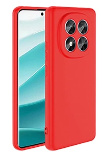 Xiaomi Redmi Note 14 Pro 4G Kılıf First Silikon - Kırmızı