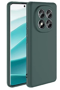 Xiaomi Redmi Note 14 Pro 4G Kılıf First Silikon - Koyu Yeşil